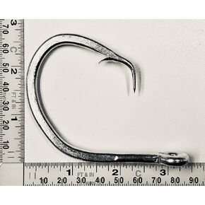 20/0 Big Game Tinned Circle Hooks 10pk Shark & Swordfish 5X Strong