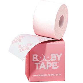 Booby Tape Original Boob Tape, Instant Breast Lift, Replace Your Bra, Latex-Free, Hypoallergenic Adhesive Body Tape, 5 meters, Black, 1 Count