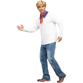 Arvilhill Men's Halloween Adult Costume Cosplay Long Sleeve Shirt