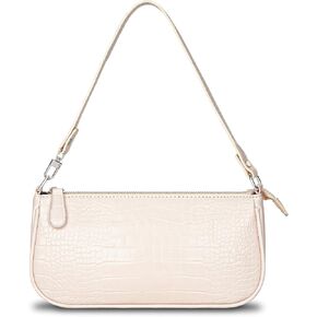Small Shoulder Bags for Women Retro Classic Tote Purse Handbag Crocodile Pattern Clutch