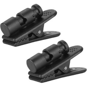 Bewinner 2pcs Portable Balck earpiece Headset Large Clip clamp,Applicable to Mobile Phone headsets, walkie-Talkie headsets, MP3 Headphones with Size 2-4mm