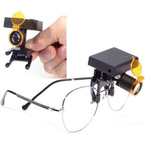 3W Headlight Clear Square Spot with Plastic Clip Type