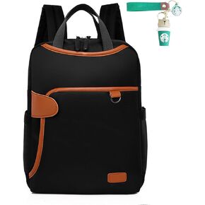 Fashionable Travel Backpack, Multifunctional Office Bag Work Bags, Cute Large Capacity Multi Pocket Backpack (Off-White)