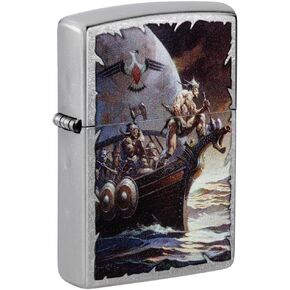 Zippo Frank Frazetta Street Chrome Pocket Lighter