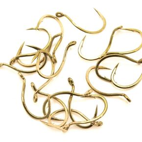Mustad Live Bait Viking Hook, 1X Fine, 5X Short, Up Eye 6