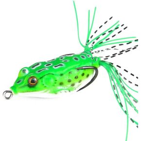 Top water Frog Lure Freshwater Seawater 6cm Lifelike Fishing Bait Stimulation Frog Lure Supply Tool for Freshwater Saltwater