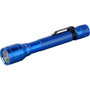 Streamlight 71705 Jr. F-Stop 250-Lumen Flood/Spot LED Flashlight with Alkaline Batteries, Blue, Box