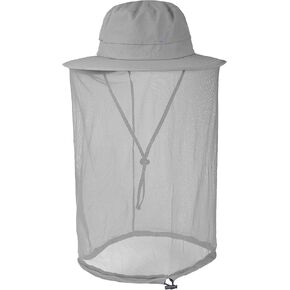 Mosquito Net Hat for Men & Women Sun Hat UPF 50+ Protection Safari Hat Bucket Hat Net Mesh