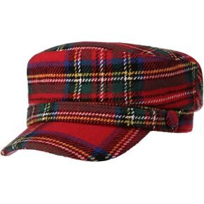 Lipodo Tartan Plaid Fisherman´s Cap Women -
