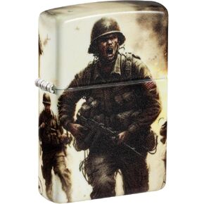 Zippo Lighter: American Soldier in Battle - 540 Color 81560
