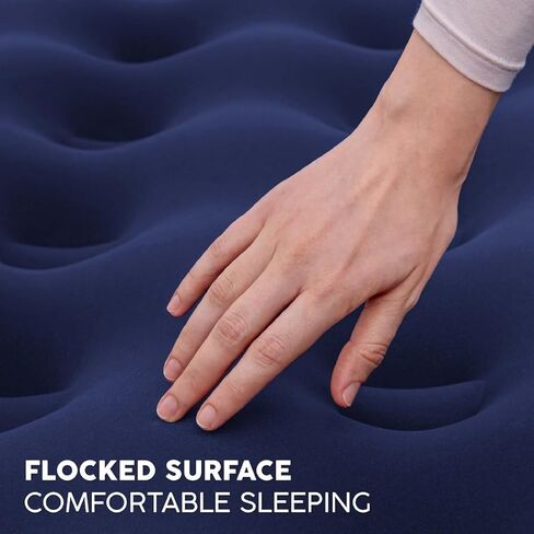 Bestway Pavillo Single Size Air Bed | Inflatable Outdoor, Indoor Airbed for Camping, Quick Inflation Air Mattress, Blue in Kuwait