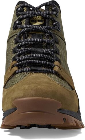 حذاء Timberland الرجالي Mt Maddsen مضاد للتعب والمشي لمسافات طويلة من الجلد ومقاوم للماء، لون نوبوك زيتوني، عرض 8.5 in Saudi Arabia