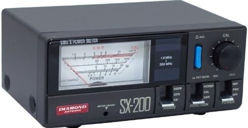 هوائي ماسي أصلي SX-200 1.8-200 ميجاهرتز مضيء SWR/مقياس الطاقة، نطاقات الطاقة: 5/20/200 واط، الموصل: SO-239 (أنثى UHF) in Kuwait