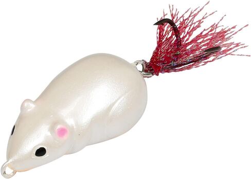 Lure - CHIPMOM 40mm/8g Floating Mouse Lure for Bass Pike Snakehead, Artificial Mice Shape Fishing Bait, Hard Lures in Saudi Arabia