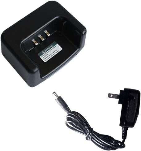 قاعدة شاحن BAOFENG DR-1801 مع محول أمريكي لسطح المكتب مع ضوء مؤشر لإخراج راديو DMRS ثنائي الاتجاه DC8.4V شحن بطارية جهاز الاتصال اللاسلكي in Saudi Arabia