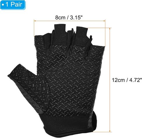 PATIKIL Fishing Gloves Breathable Fingerless Sun Protection Gloves for Men Women Rowing Kayaking Cycling in Saudi Arabia