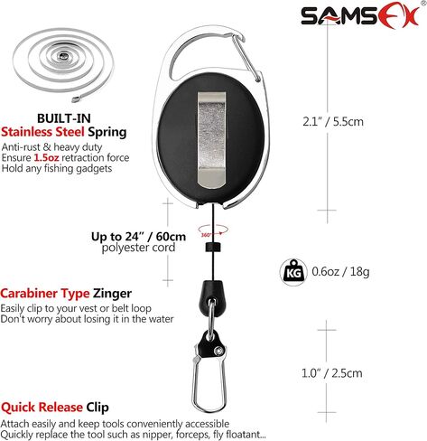 SAMSFX كماشة صيد من الألومنيوم للمياه المالحة مع غمد مموه ومقابض مطاطية غير قابلة للانزلاق، قاطعات كربيد التنجستن، أدوات إزالة الخطاف الدائري المقسم، معدات صيد الأسماك (كماشة بمقبض أخضر + أداة عقدة سريعة) in Kuwait