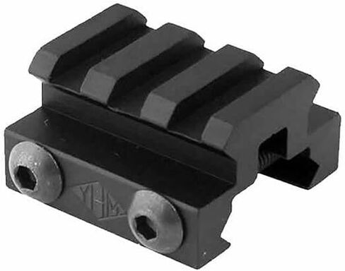 Yankee Hill Machine 3 Slot Picatinny Mini Riser, Black in Saudi Arabia