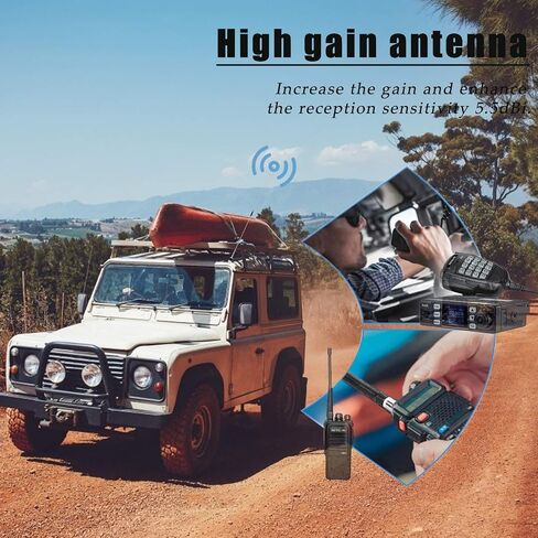 Retevis MA08 Mobile Antenna,UHF 400-470MHz Antenna Compatible with Retevis RT95 RT9000D RT98 RT73 RT97P RT97,Radio Antenna with SL16-J/M Connector,for Cars and Antenna Bases(1 Pack) in Saudi Arabia