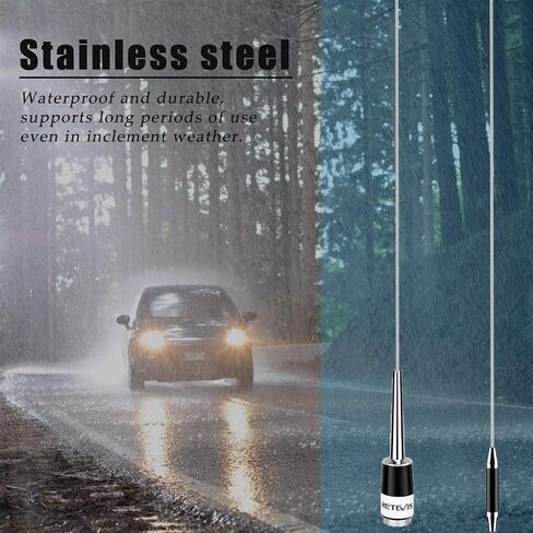 Retevis MA08 Mobile Antenna,UHF 400-470MHz Antenna Compatible with Retevis RT95 RT9000D RT98 RT73 RT97P RT97,Radio Antenna with SL16-J/M Connector,for Cars and Antenna Bases(1 Pack) in Saudi Arabia