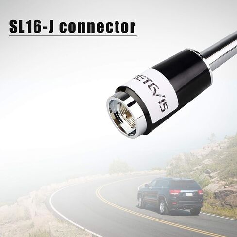 Retevis MA08 Mobile Antenna,UHF 400-470MHz Antenna Compatible with Retevis RT95 RT9000D RT98 RT73 RT97P RT97,Radio Antenna with SL16-J/M Connector,for Cars and Antenna Bases(1 Pack) in Saudi Arabia