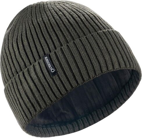 Ocatoma Beanie Hat for Men Women Warm Winter Knit Cuffed Beanie Soft Warm Ski Hats Unisex in Kuwait
