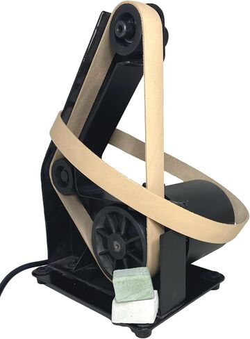 Leatherbeltman 1" x 30" Leather Honing & Polishing Belt for Sharpening - Buffing Compound Included in Saudi Arabia