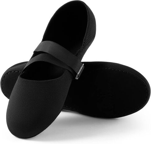 SANGEESON Ballet Shoes for Women(Leather Full Sole, Arch Support, Breathable), Jazz Shoes, Ballerina Shoes, Dance Shoes Women for Beginner in Kuwait