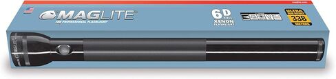 Maglite Heavy-Duty Incandescent 6-Cell D Flashlight in Display Box, Red in Kuwait