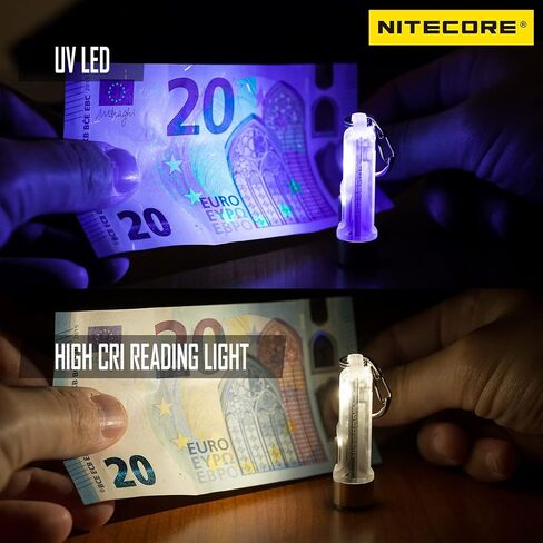 Nitecore Tiki GITD 300 Lumen Luminous Body USB-C Rechargeable EDC Keychain Flashlight Tag in Saudi Arabia