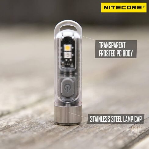 Nitecore Tiki GITD 300 Lumen Luminous Body USB-C Rechargeable EDC Keychain Flashlight Tag in Saudi Arabia