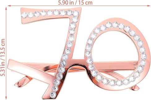 GALPADA Birthday Glasses 90th Birthday Decorations Eyeglasses Novelty Funny Eyewear Funny Costume Sunglasses in Kuwait