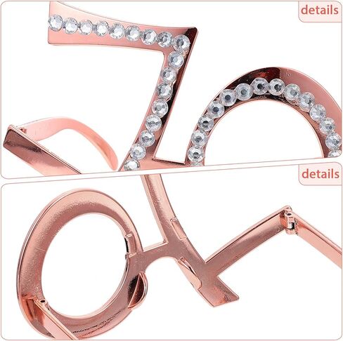 GALPADA Birthday Glasses 90th Birthday Decorations Eyeglasses Novelty Funny Eyewear Funny Costume Sunglasses in Kuwait
