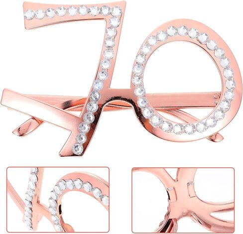 GALPADA Birthday Glasses 90th Birthday Decorations Eyeglasses Novelty Funny Eyewear Funny Costume Sunglasses in Kuwait