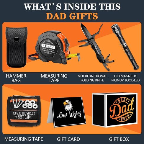 Gifts for Dad, Unique Valentines Day Dad Gifts Multifunctional Tool Set Birthday Gift for Him from Daughter, Dad Men Gift, Cool Dad Fathers Day, Christmas, Bithday Gifts in Saudi Arabia