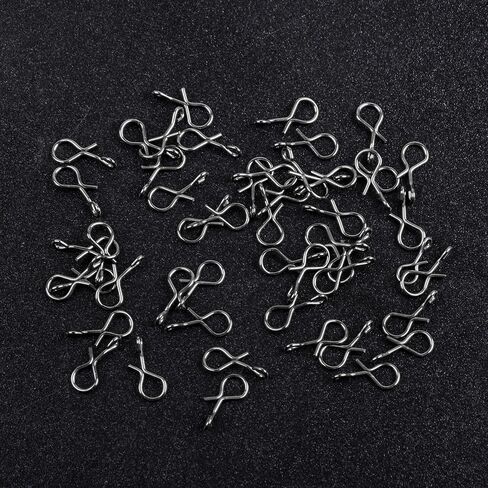 طقات صيد الذبابة، 150 قطعة/صندوق من الفولاذ المقاوم للصدأ، طُعم سريع التغيير، مزيج الحجم بدون عقدة، موصل طُعم سريع الطُعم لخطافات الطيران والرقص in Kuwait