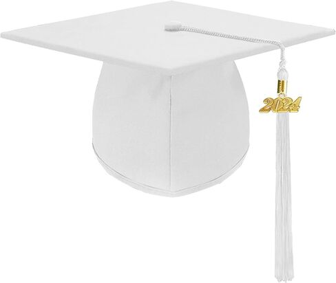 قبعة التخرج من LDIWEE غير اللامعة لرياض الأطفال ومرحلة ما قبل المدرسة، وثوب، وشرابة، ومجموعة سحر 2023 in Kuwait