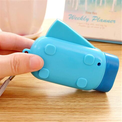 STOBOK 3pcs Hand Pressing Flashlight Cartoon Pig Flashlights Hand Crank Flashlight Portable Electric Torch Battery-free Flashlight Outdoor Camping Flashlight (random Color) in Saudi Arabia