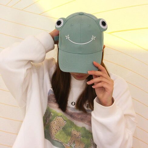 للجنسين قبعة بيسبول الضفدع القطن قبعة الأب الضفدع الرياضة في الهواء الطلق Strapback قبعة للرجال والنساء in Kuwait