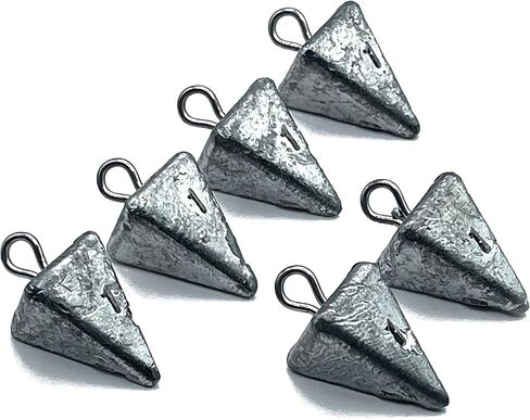 Pyramid Fishing Weights for Surf or Pier (1oz, 3oz or 5oz) in Saudi Arabia
