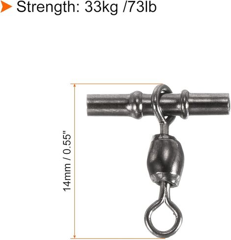PATIKIL Sleeve Swivel, 3 Way Fishing Terminal Tackle in Saudi Arabia