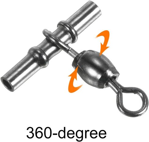 PATIKIL Sleeve Swivel, 3 Way Fishing Terminal Tackle in Saudi Arabia