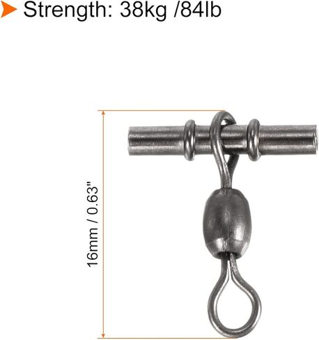 PATIKIL Sleeve Swivel, 3 Way Fishing Terminal Tackle in Saudi Arabia
