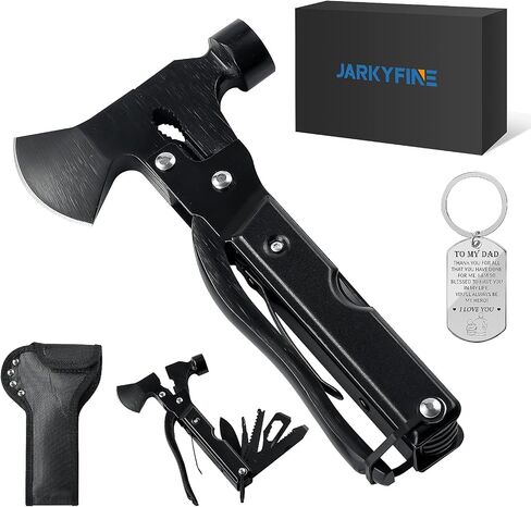Hammer Multitool 14 في 1 - هدية للرجل، هدايا عيد ميلاد للرجال، الأب، الزوج، الصديق، ملحقات التخييم، معدات النجاة، أداة متعددة مع صندوق هدايا، أدوات رائعة، أفكار هدايا فريدة من نوعها in Kuwait