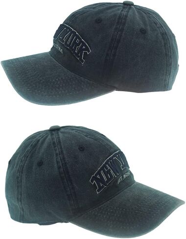 Vintage Baseball Cap Embroidery New York Washed Denim Trucker Cap 100% Cotton Sun Hat for Men Women Adjustable in Kuwait