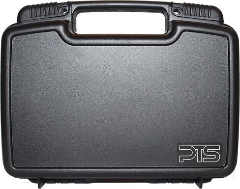 Single Pistol Case - Secure Premium Hard Plastic Gun Cases - Easy to Lock - Locking System Seals Case Tight - Fits Full Size Handgun - Foam Interior - Great for Transport in Car - Fits most Glock, Smith and Wesson (S&W), Ruger, Colt, Beretta, etc. in Saudi Arabia