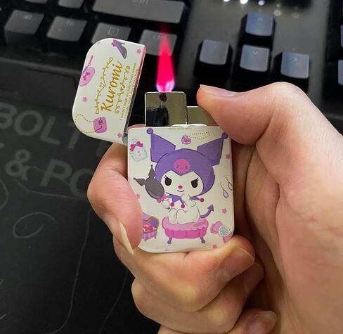 Black Cool Jet Flame Lighter,Windproof Reusable Butane Lighters,Jet Torch Flame Adjustable,BBQ Candles (Without Gas) (R1) in Kuwait