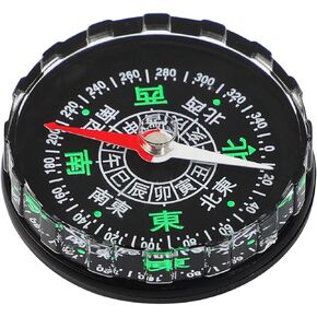 uxcell Orienteering Compass Small Compass Survival Hiking Camping Compass, Portable Navigation Compass Lensatic Compass Scout Compass for Teens, Explorer Expedition, 1PC, Black