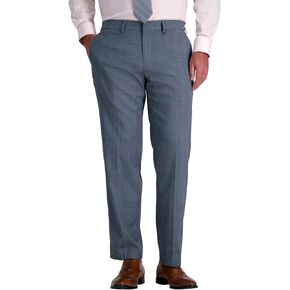 Haggar Men's Premium Stretch Tailored Fit Suit Separates Jackets, Blue Heather-Pant, 36x30 in Saudi Arabia
