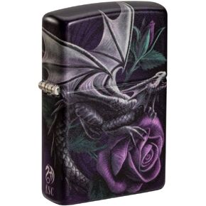 Zippo Lighter: Anne Stokes Dragon with Rose - 540 Color 81195
